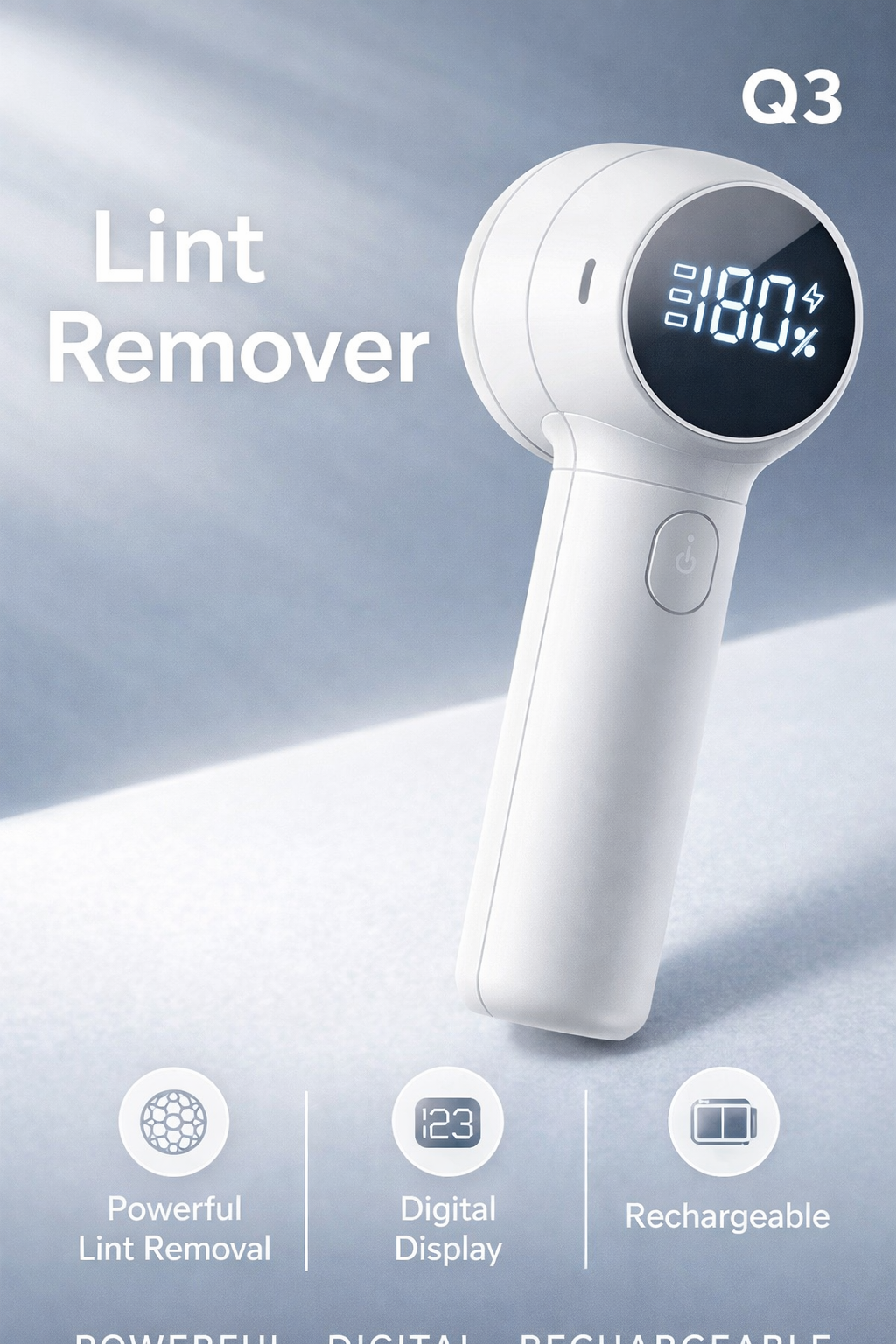 Rechargeable Fabric Lint Remover – Powerful & Portable