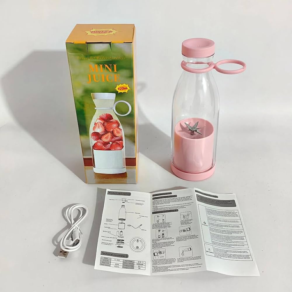Premium Portable Mini Juicer – Fresh Smoothies Anywhere
