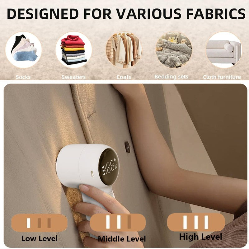 Rechargeable Fabric Lint Remover – Powerful & Portable